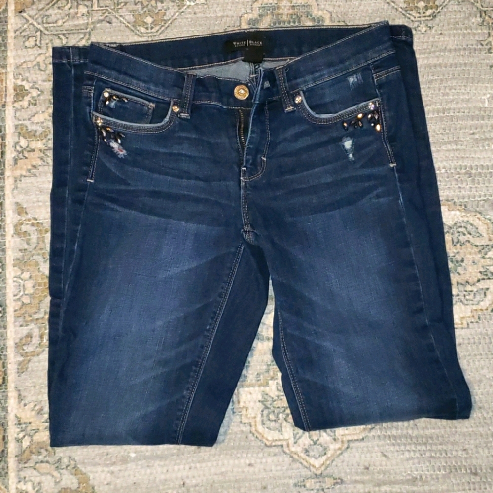 Jeans with Rhinestone